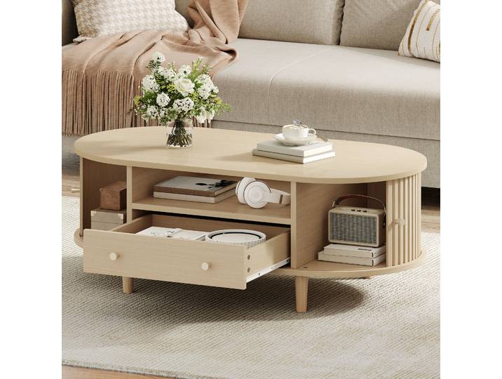 Petite table, chambre à coucher, table de luxe légère, table basse moderne, salon, table basse de salon 100 x 50 x 36 cm