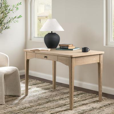 Classic Home Allysyn Oak Wood Writing Desk