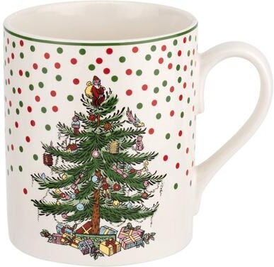 Spode Christmas Tree Polka Dot Mug