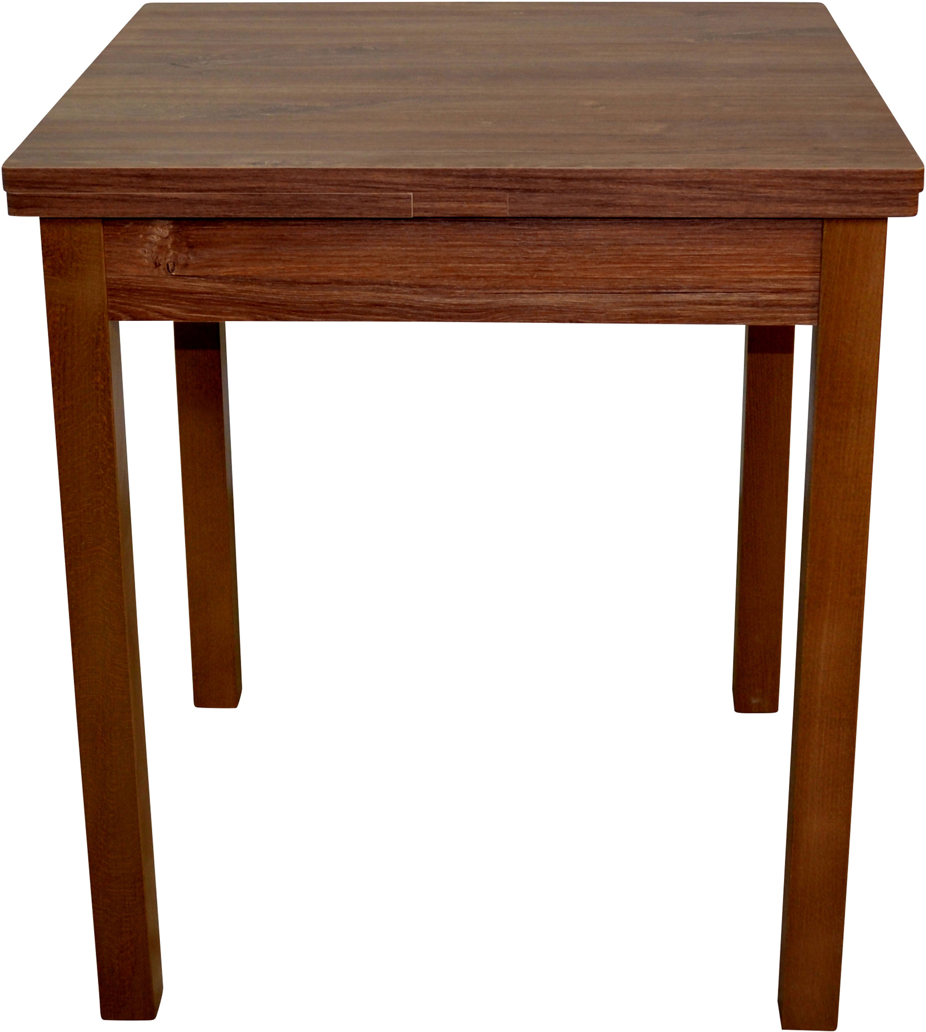 Esstisch, braun (nussbaum, nachbildung, nussbaum, nachbildung, nussbaum, nachbildung), H:75cm T:67cm, HOFMANN LIVING AND MORE, Tische, Esstisch, ausziehbar nussbaum, nachbildung, nussbaum, nachbildung, nussbaum, nachbildung B/H/T: 67cm x 75cm x 67cm, Anst