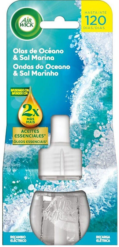Refil para ambientador elétrico AIR-WICK #Ondas do Oceano e Sal Marinho