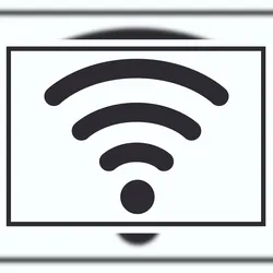 HB-Druck Free Wlan Hotspot Symbol Schild A6 Rückseite selbstklebend