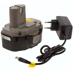 Powery Akku für Makita Radio BMR100  inkl. Ladegerät 2000mAh