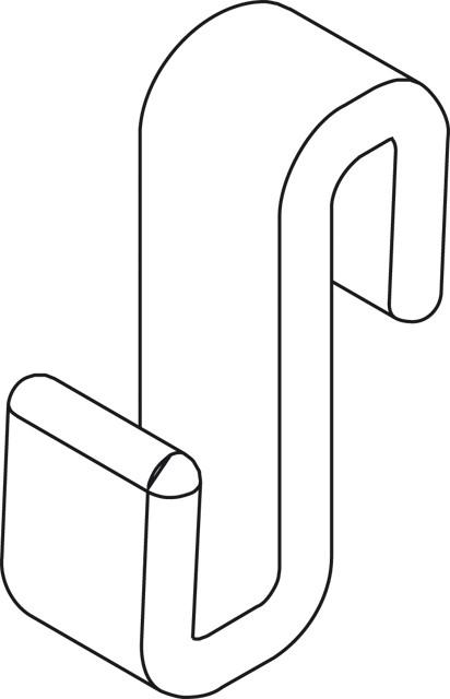Kermi Handtuch-Haken Liga HHHHH Transparente Handtuchhalter-Haken, ZDHHHHHLI000XK ZDHHHHHLI000XK