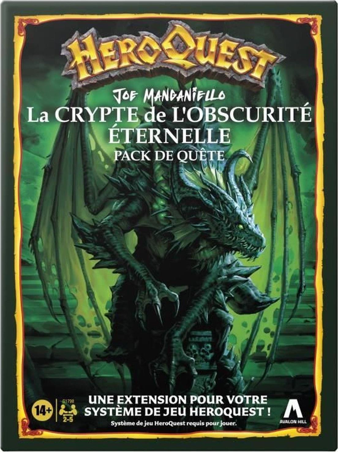HeroQuest Quest Pack The Crypt of Eternal Darkness rollenspel bordspel van Hasbro