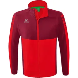 erima Six Wings Funktionsjacke mit abnehmbaren Ärmeln rot/bordeaux M