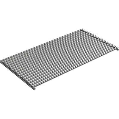 Grillrost RÖSLE, silber (silberfarben), B:24cm H:1,5cm L:45cm, Edelstahl, Grillroste, für VIDERO G2/G3/G4/G6, optimales Grillbranding