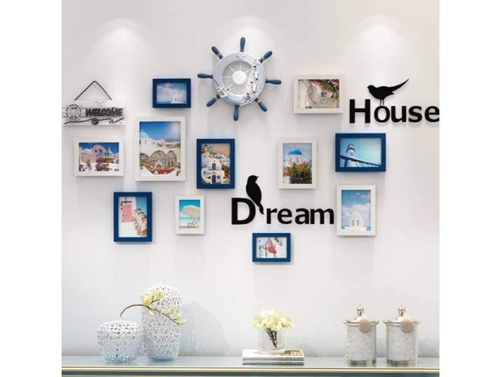 Cadres photo muraux décoratifs modernes, cadeaux personnalisés, cadres photo originaux, cadres photo de luxe pour hôtel, Marcos Fotos, cadre de chambre à coucher