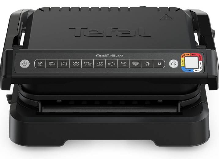 Tefal OptiGrill 2in1 OptiGrill 2-in-1 GC7728 intelligente grill en bbq zwart