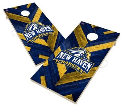 Skip's Garage New Haven Chargers Cornhole Board Set