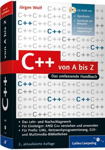 Jürgen Wolf - C++ von A bis Z: Das umfassende Handbuch (Galileo Computing) - Preis vom 13.10.2026 11:25:28 h