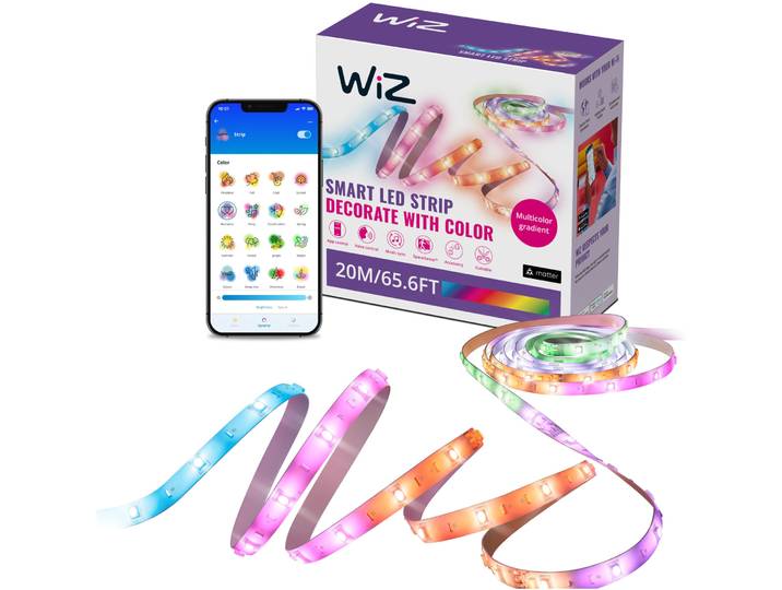LED-Stripe WiZ T 10 cm - Farbe: Weiss - Material: Plastik - LED - LED Leuchtmittel