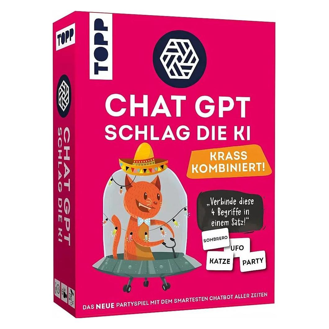 Frech ChatGPT - Schlag die KI. Krass kombiniert! Wer schreibt aus vier Worten die beste Story? (Deutsch, 1 - 8 Spieler) (18668)