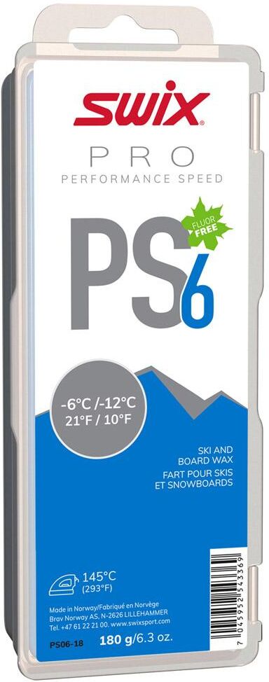 Swix  - PS6 Blue -6°C/-12°C 180g - Fart