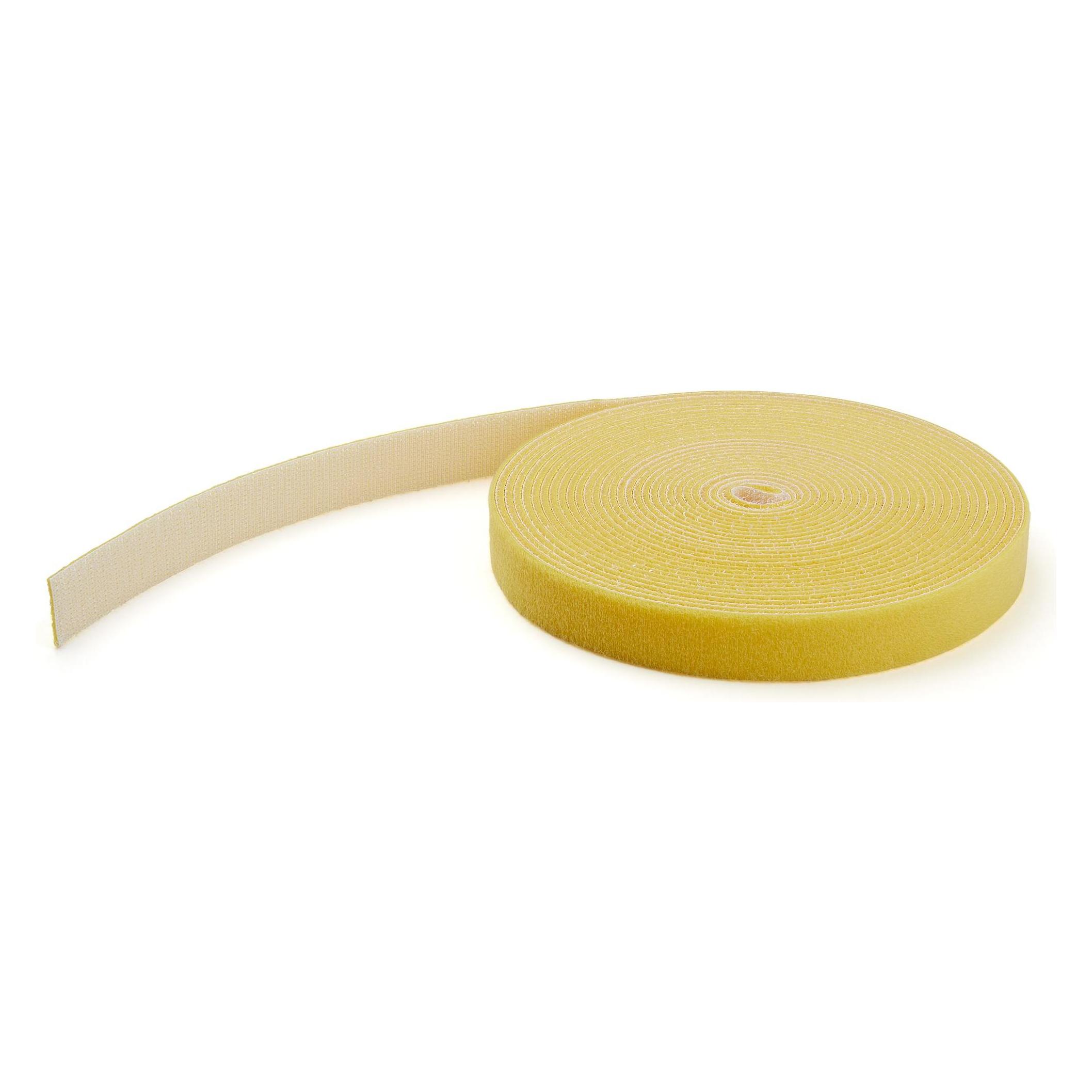 StarTech .com 25ft. Hook and Loop Roll (19 mm) (HKLP25YW)