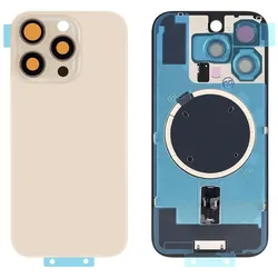 Kaputt.de iPhone 16 Pro Backcover Titan Wüstensand (Apple iPhone 16 Pro), Mobilgerät Ersatzteile, Braun