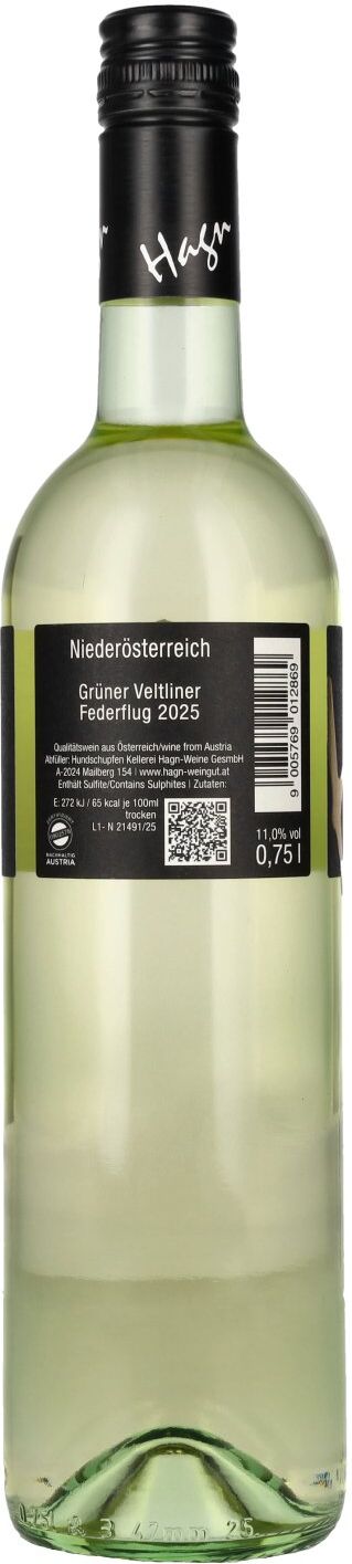 Weingut Hagn Hagn Grüner Veltliner Federflug 2025 11% Vol. 0,75l