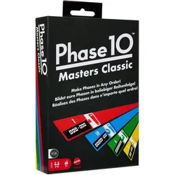 Phase 10 Masters Classic Kartenspiel, an Rommé angelehntes Familienspiel für 2 bis 6 Spieler
