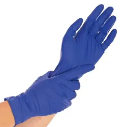 HYGOSTAR Nitrilhandschuhe Dunkelblau puderfrei Safe Light M 100 Stück