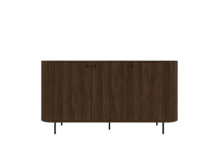 Margaret Hadas24 Olivia Kommode 165 cm Eiche Dunin Moderne Sideboard Kommode mit 3 Türen und geriffeltem Design