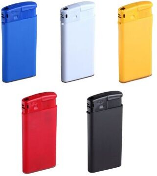 Accendini ricaricabili colorati Personalizzate o neutre