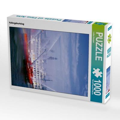 CALVENDO Puzzle Hafengeburtstag | 1000 Teile Lege-Größe 64x48cm Foto-Puzzle für glückliche Stunden