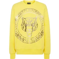 PLEIN SPORT Sweatshirt TIGER, Größe M in Gelb 09