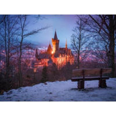 CALVENDO Puzzle Schloss in Wernigerode 1000 Teile Puzzle quer | 1000 Teile Lege-Größe 64 × 48 cm Foto-Puzzle für glückliche Stunden