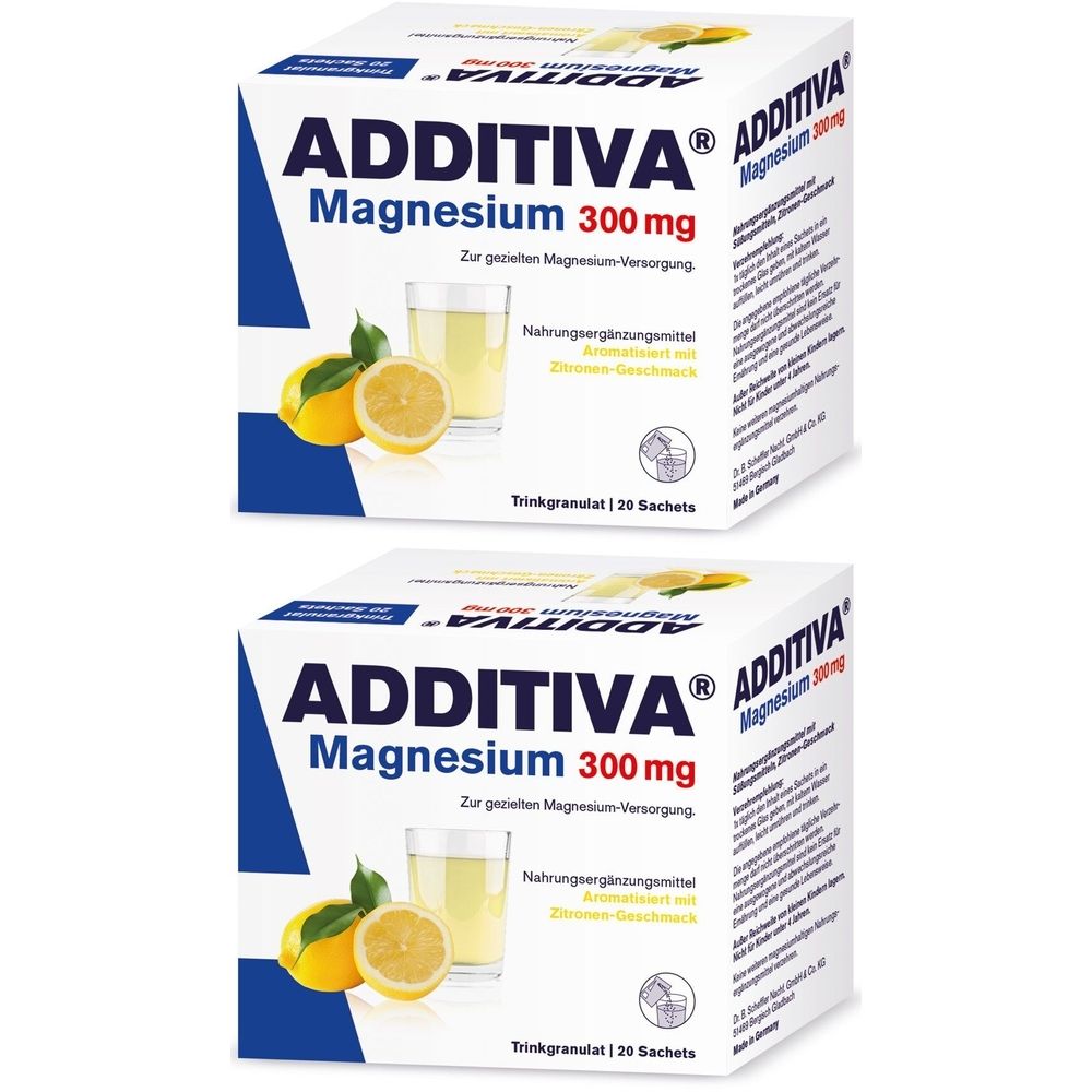 Additiva Magnesium 300 mg N Sachets 2x 2x20 St Pulver