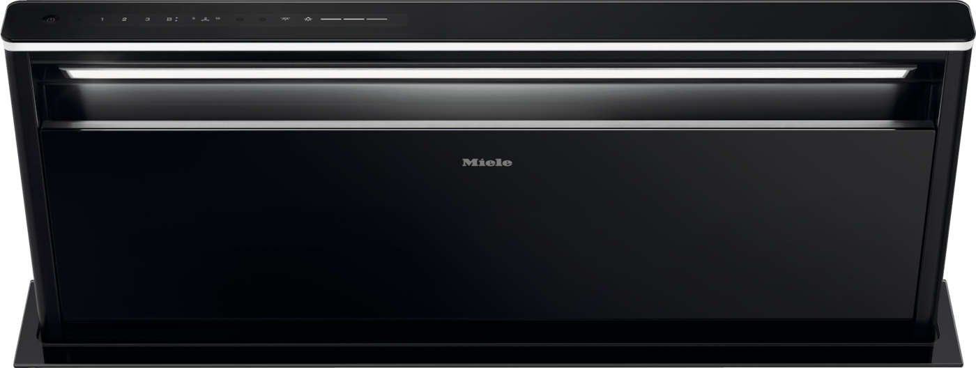 Miele DAD6880 Abluft/Umluft Dunstabzugshaube/Esse Tisch 80 cm (Schwarz) 12934720