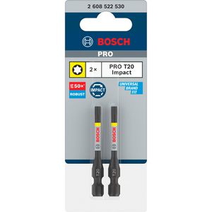 Bosch Bitset PRO Torx Impact, 2608522530, 2-teilig, 55 mm, Torx T20