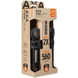 AXA Faltschloss Fold Lite 80 Duo schwarz 80 cm