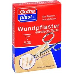 Gothaplast Wundpflaster elastisch 1mx6 cm geschnitten