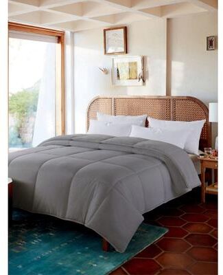 Cozy Down Reversible Comforter by St. James Home in Grey (Size FL/QUE)