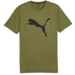 PUMA Train Favorite Heather Cat Trainingsshirt Herren 99 - olive green heather L