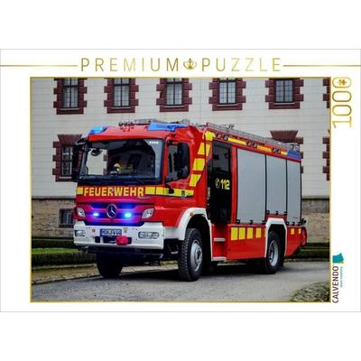 CALVENDO Puzzle Rosenbauer HLF 20 FF Meiningen | 1000 Teile Lege-Größe 64x48cm Foto-Puzzle für glückliche Stunden