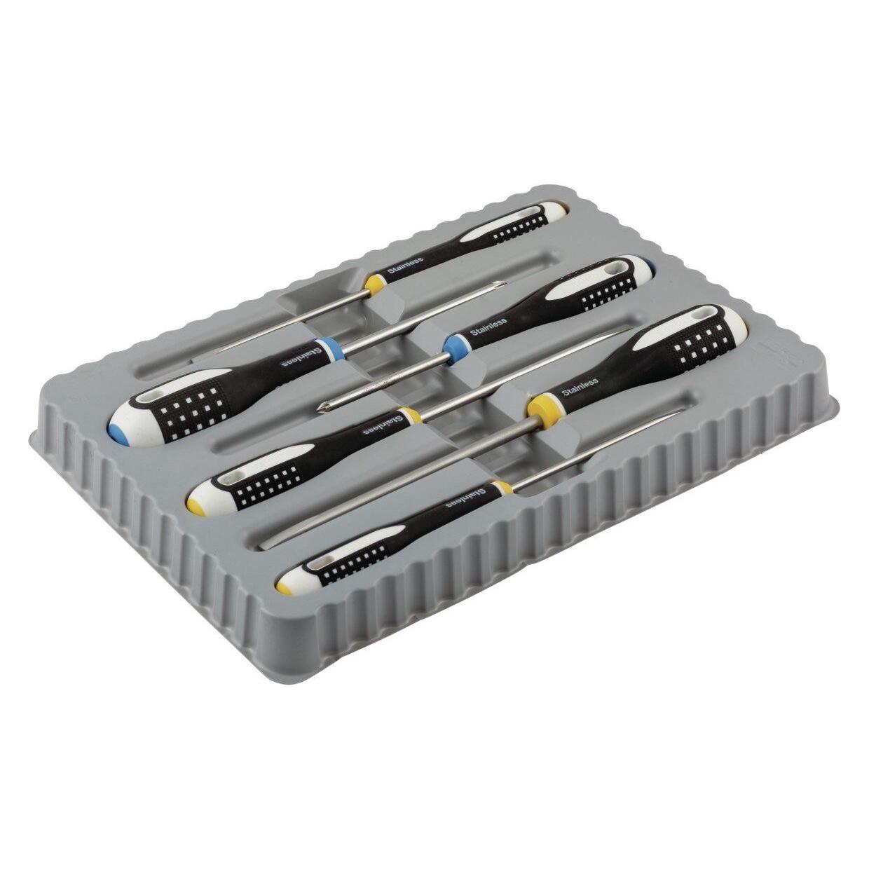 Bahco Screw.Dr Ergo Set Inox (Pozidriv-Kreuzschlitz (PZ)) (BE-9882I)