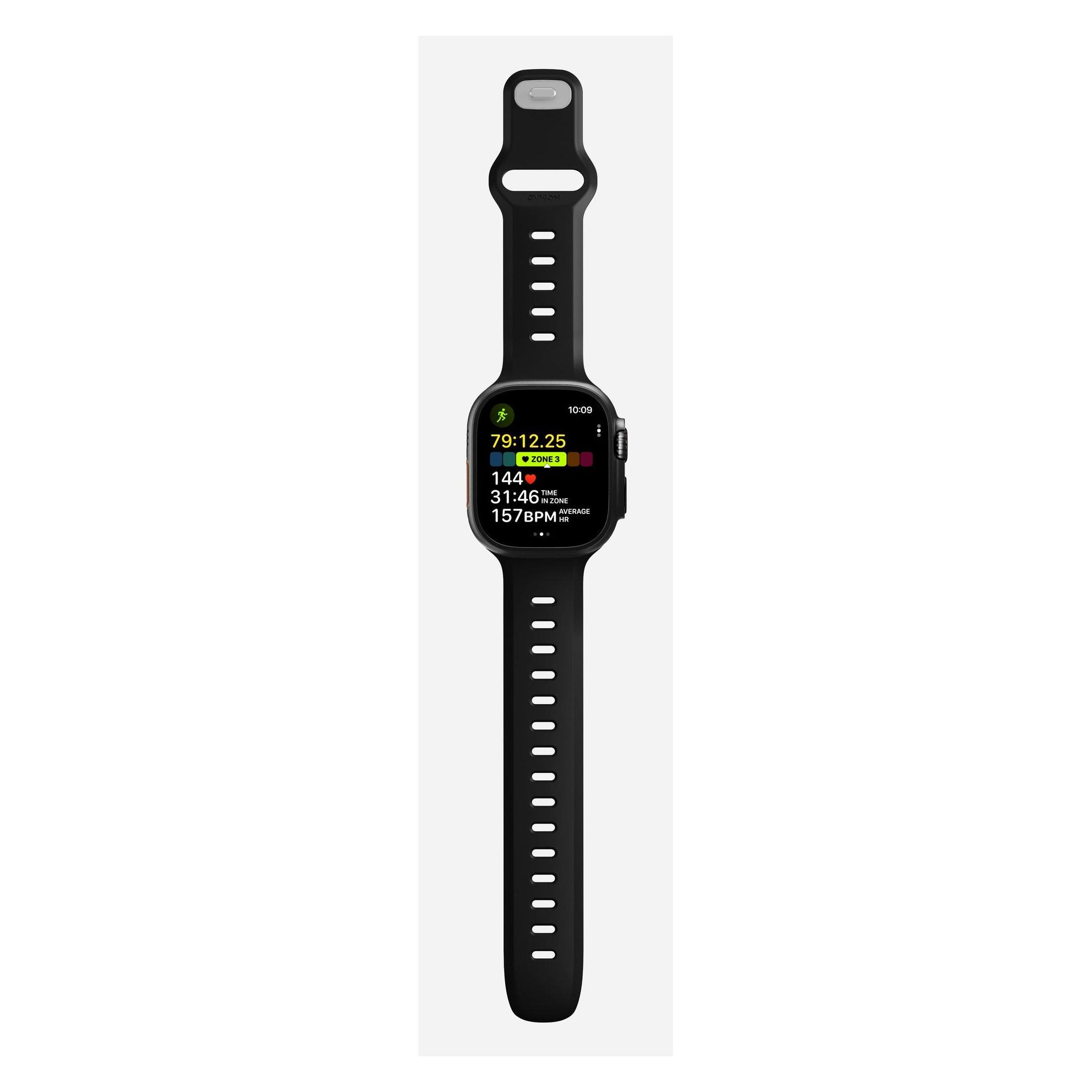 Nomad Tempo Band 49mm Black (22 mm, Reifen, Rubber) (NM011482858)