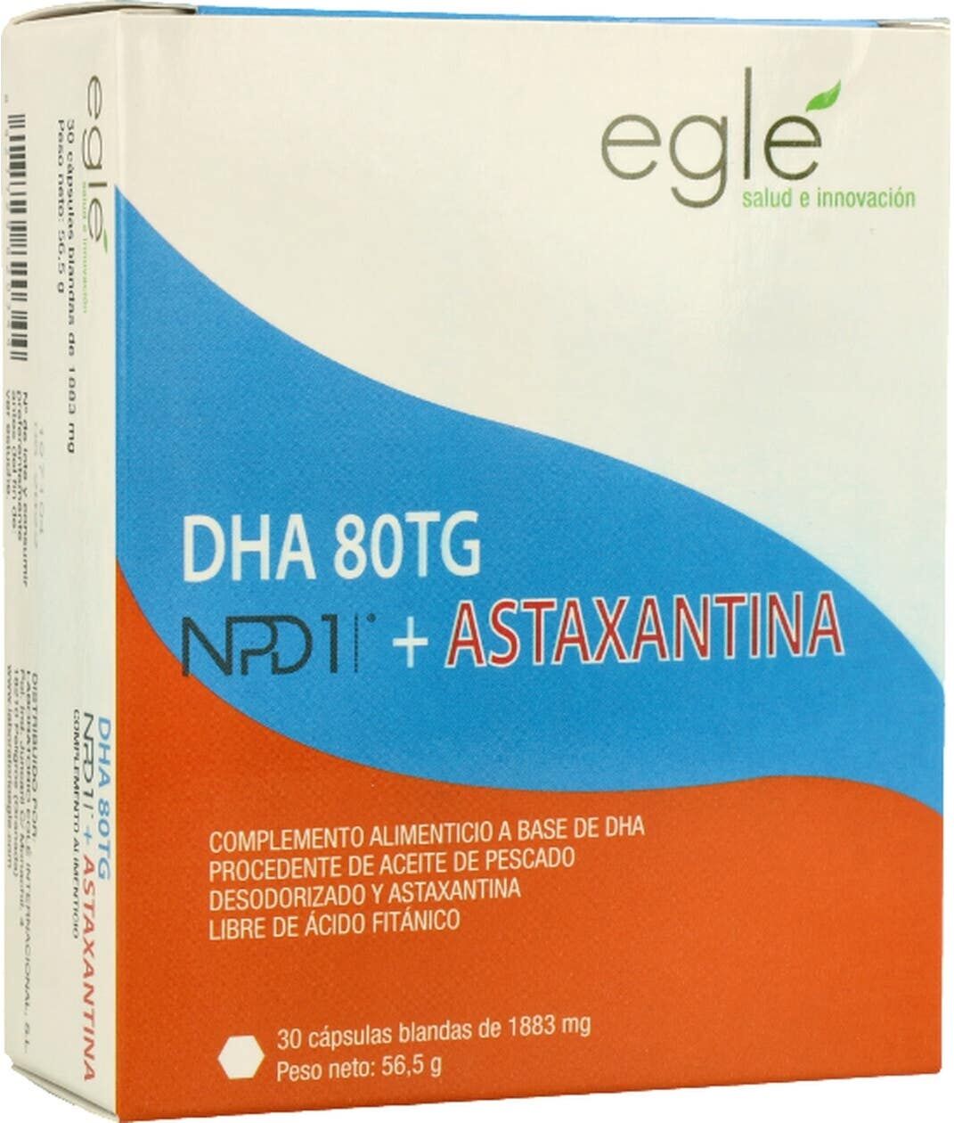 Eglé Npd1 Dha 80 Tg Astaxantina 30 Perlas