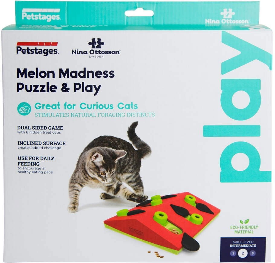 Nina Ottosson Cat Melon Madness Puzzle And Play Röd