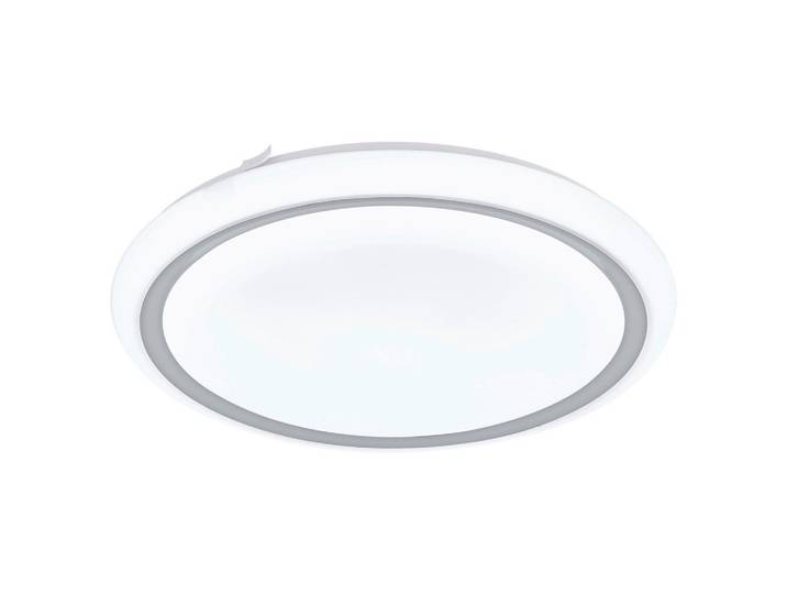 Led-Deckenleuchte, Weiß, Chromfarben, Metall, Kunststoff, rund, 6 cm, Lampen & Leuchten, LED Beleuchtung, LED-Deckenleuchten