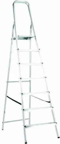 Alpfa 800075 Aluminium Stufen-Stehleiter Arbeitshöhe (max.): 3.24m