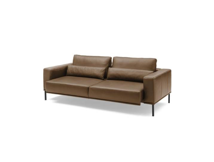 Musterring JustB! Ledersofa optional mit motorischem Sitzvorzug
