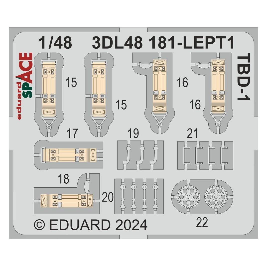 Eduard Tbd-1 Space Hobby Boss (3DL48181)