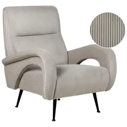 SESSEL Cord grau Svalov
