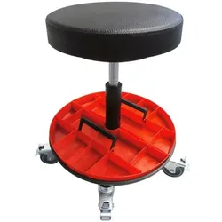 mey chair Hocker »A1S« inkl. Toolbox silber