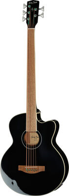 Harley Benton B-35BK-FL Acoustic Bass Series Noir haute brillance
