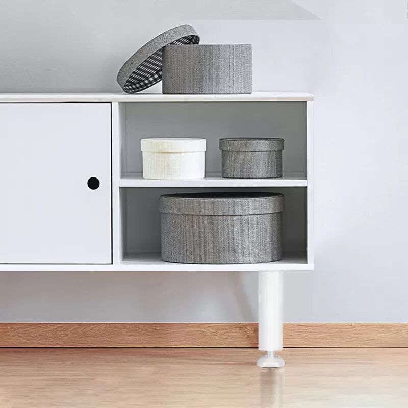 INF Weißes Möbelbein-Set mit 4 Stück L