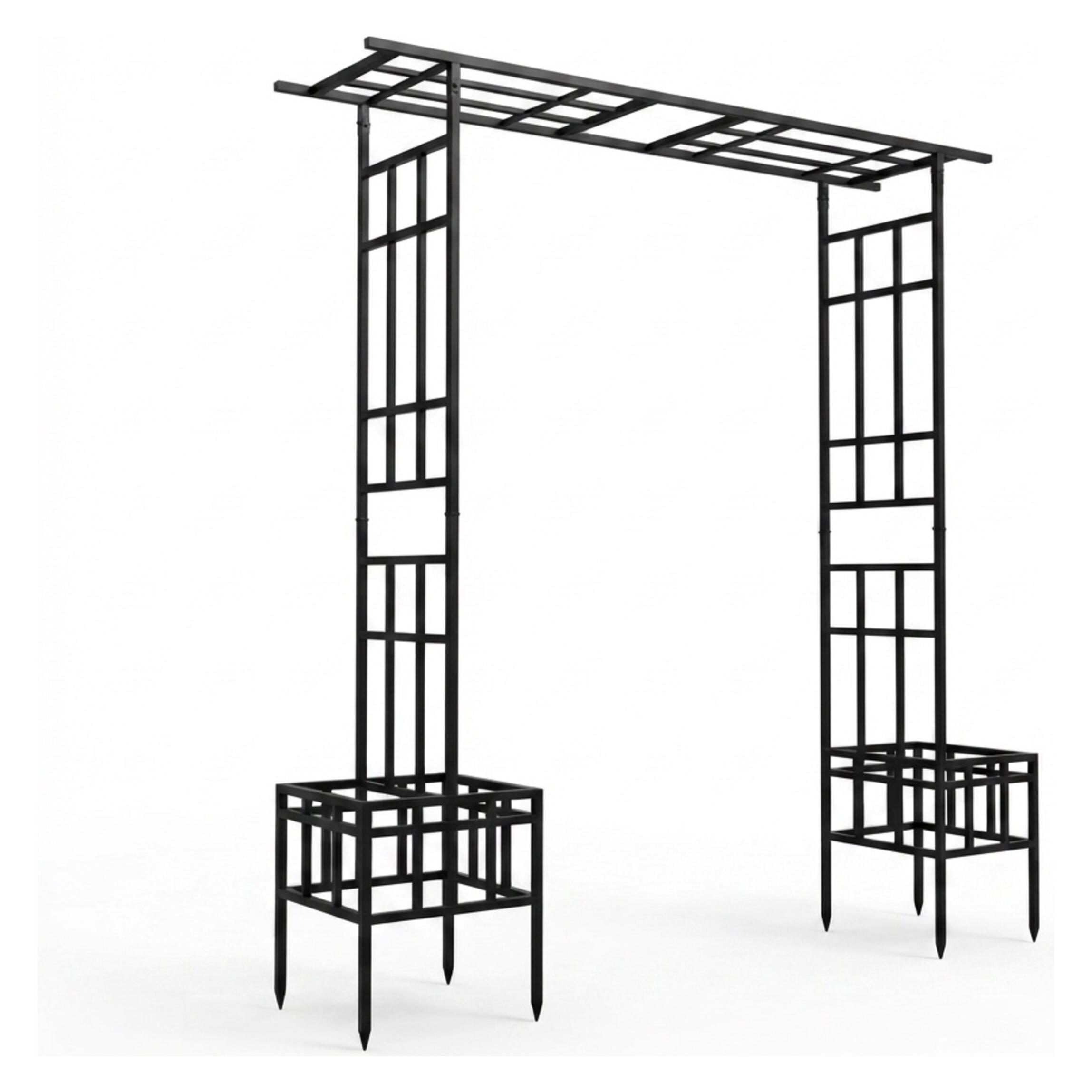 Relaxdays Rosenbogen (43 cm, 173 cm) (4052025528508)