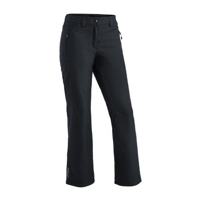 Skihose MAIER SPORTS "Ronka", Damen, Gr. 36, Normalgrößen, schwarz, 100% Polyester, Hosen Skihose, Damen Schneehose, wind- und wasserdicht, 2 RV-Taschen, Regular Fit